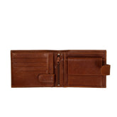 Skórzany Portfel Męski Mustang Triest Wallet Side Opening Cognac 06.102831